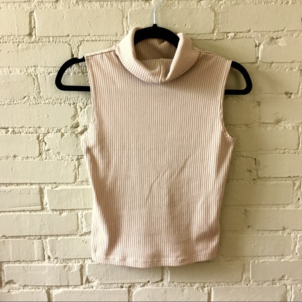 Vintage Mockneck Cropped tank